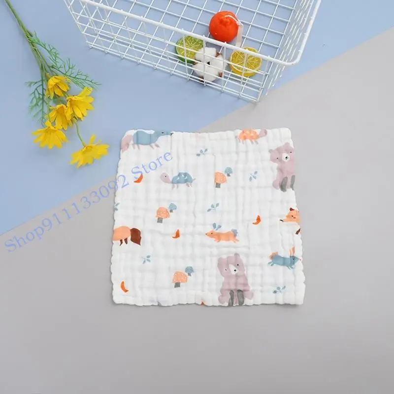 H9ed Baby Muslin Waslots Cotton Cotton Soft Face Handel