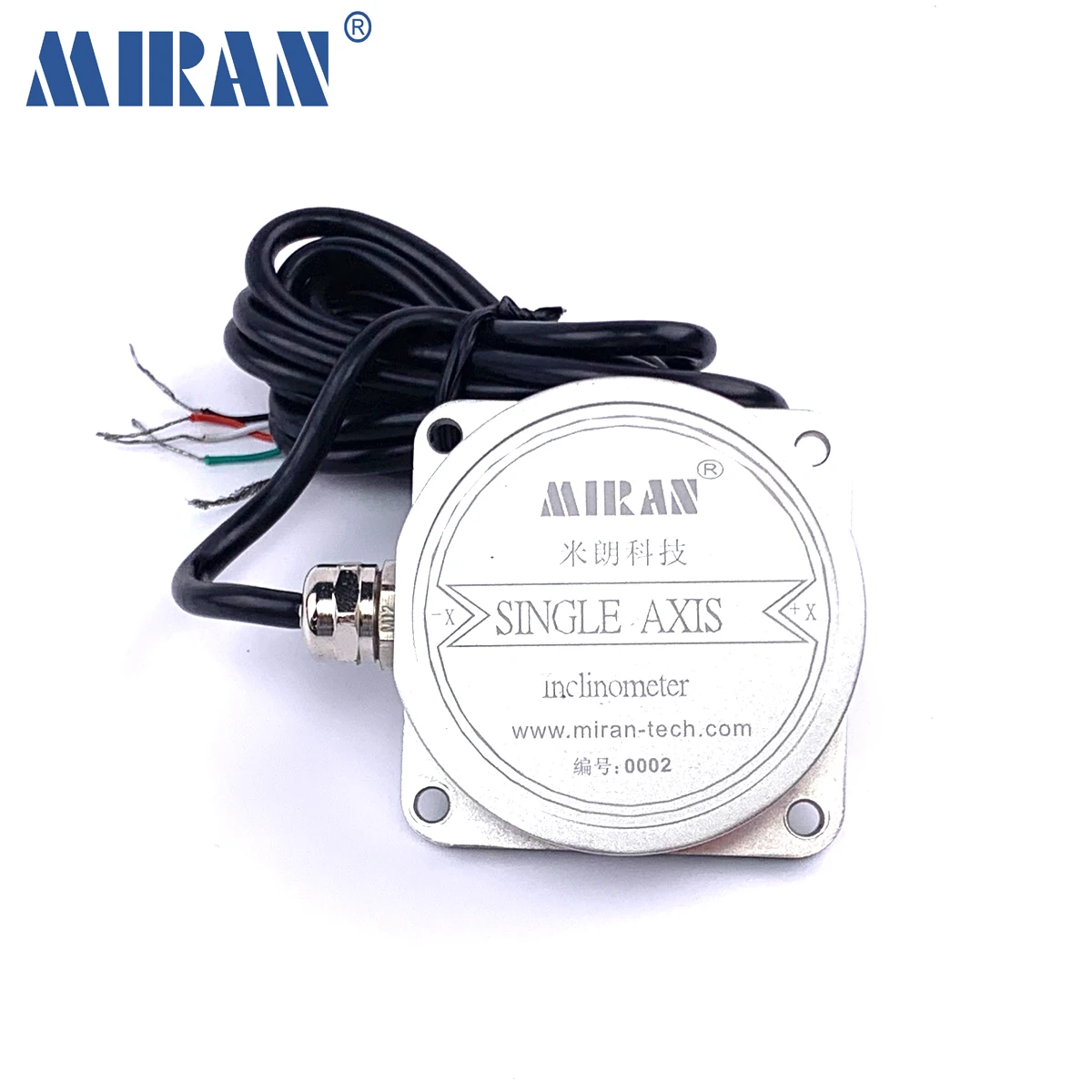 

Miran MQJD-485-A Single Axis Inclinometer Digital Output RS485 Signal Tilt Sensor Angle Potentiometer Can Work in Water