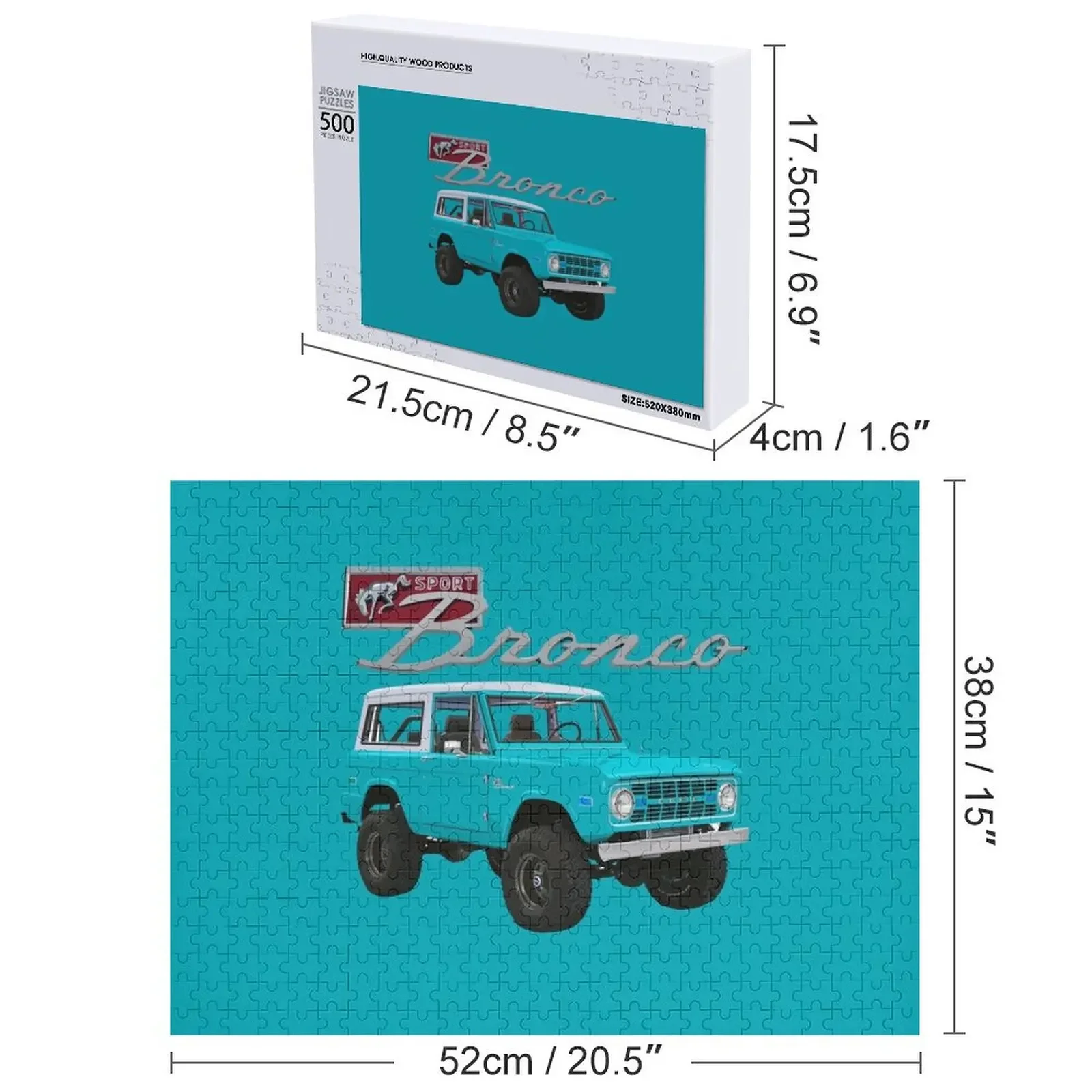 Рисунок 4 - Aqua Bronco Спорт головоломка пользовательские