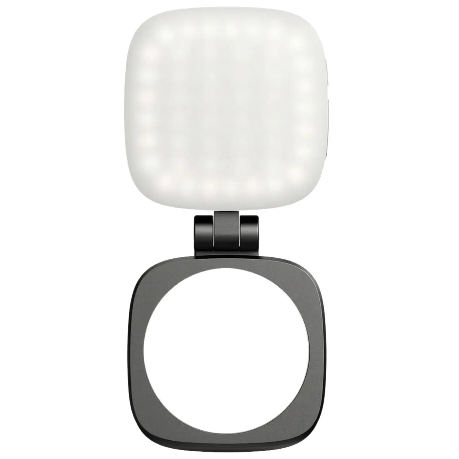 Crystal Clear Phone Light with Mirror | 360-Degree Rotating Design, Extendable Support Arm, selfie lamp with Mirror, for Makeup