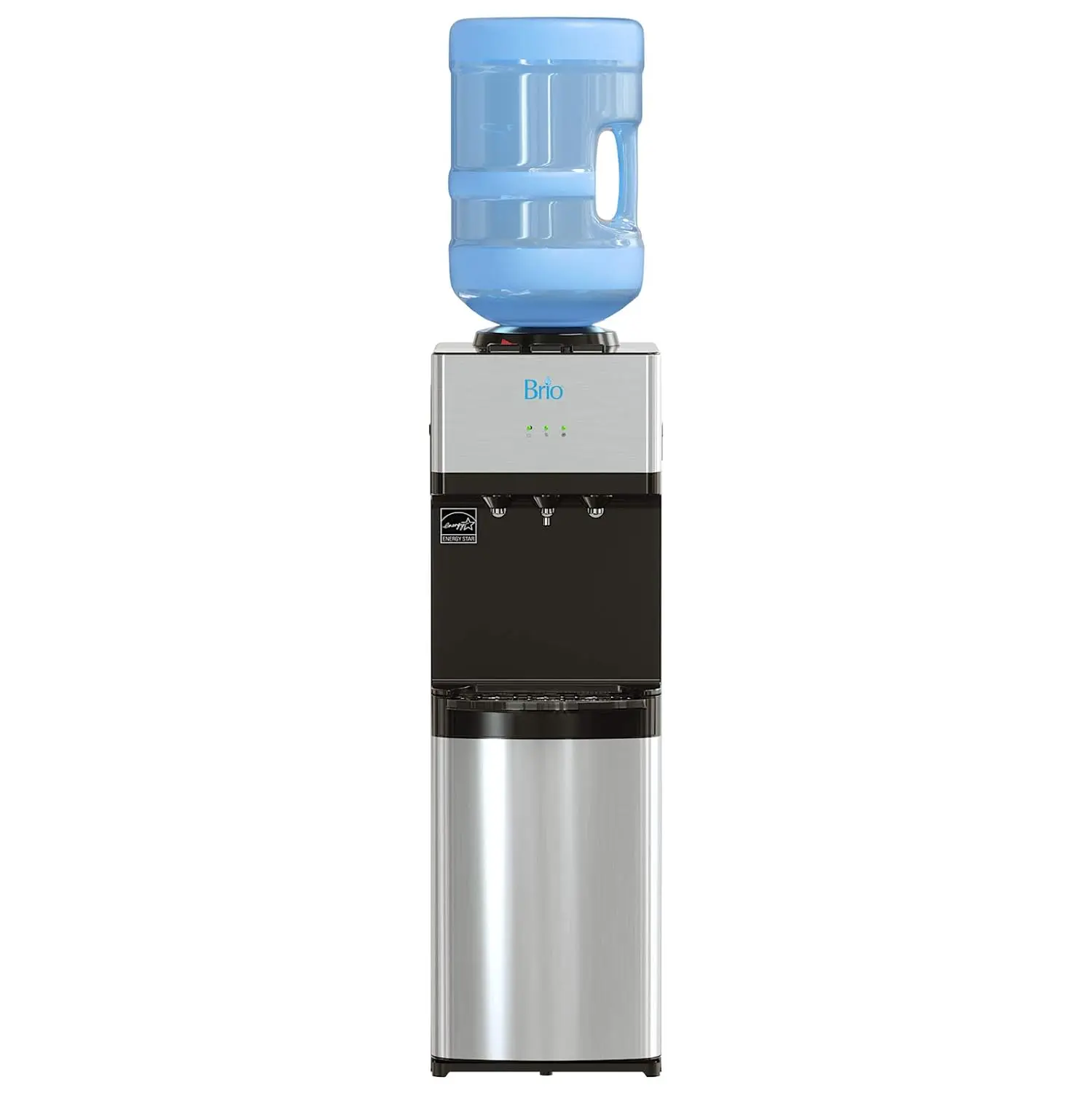 

Brio Limited Edition Top Loading Water Cooler Dispenser -Hot&Cold Water, Child Safety Lock,Holds 3 or 5 Gallon Bottles-UL/Energy