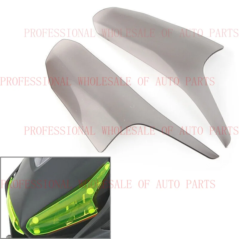 V+ V+ Smoke Motorcycle Headlight Lens Cover For Honda CBR650R 2019 2020-2021