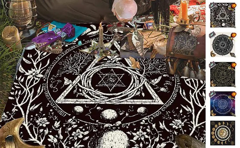 

Скатерть для коврика Таро, коврик для гадания, карточки, коврик для стола, персиковая бархатная ткань, принадлежности для настольных игр для друзей, вечеринки, семьи