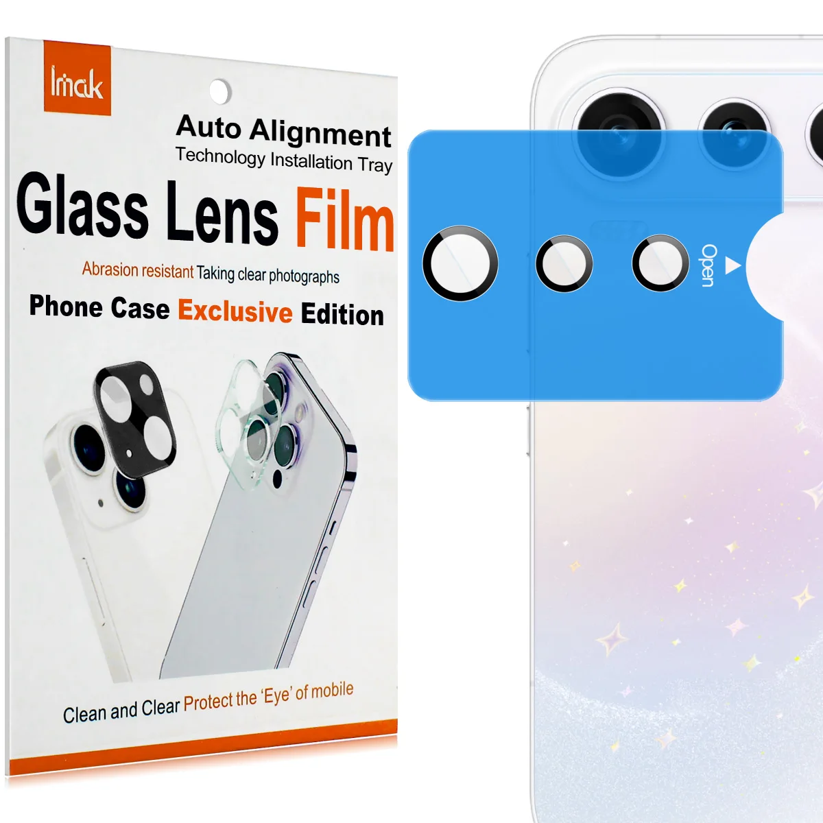 

IMAK Lens Glass For Honor 600 Pro 5G China Phone Case Exclusive Camera Film Self-positioning