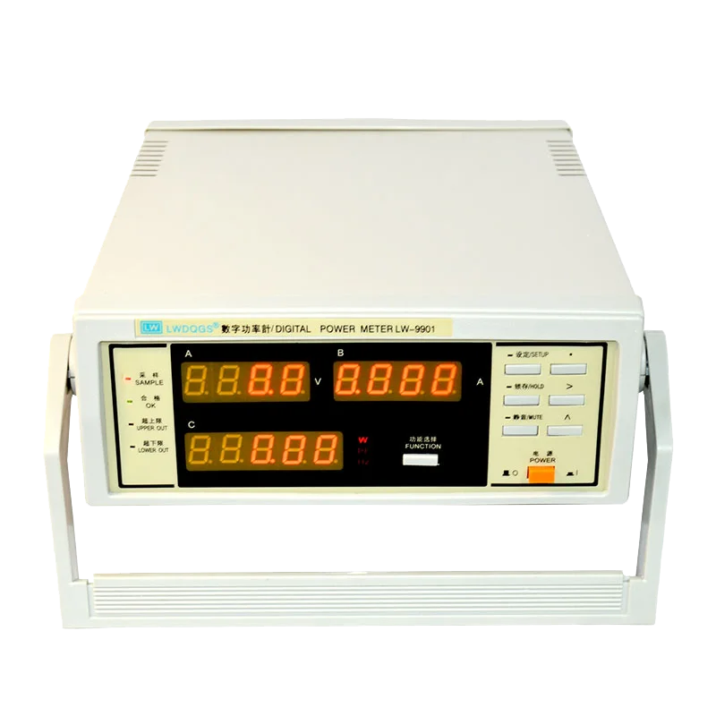 Longwei LW-9800 Power Tester Alarm Function 600V 20A Digital Measuring Instrument Current Voltage Testing Equipment Large Screen
