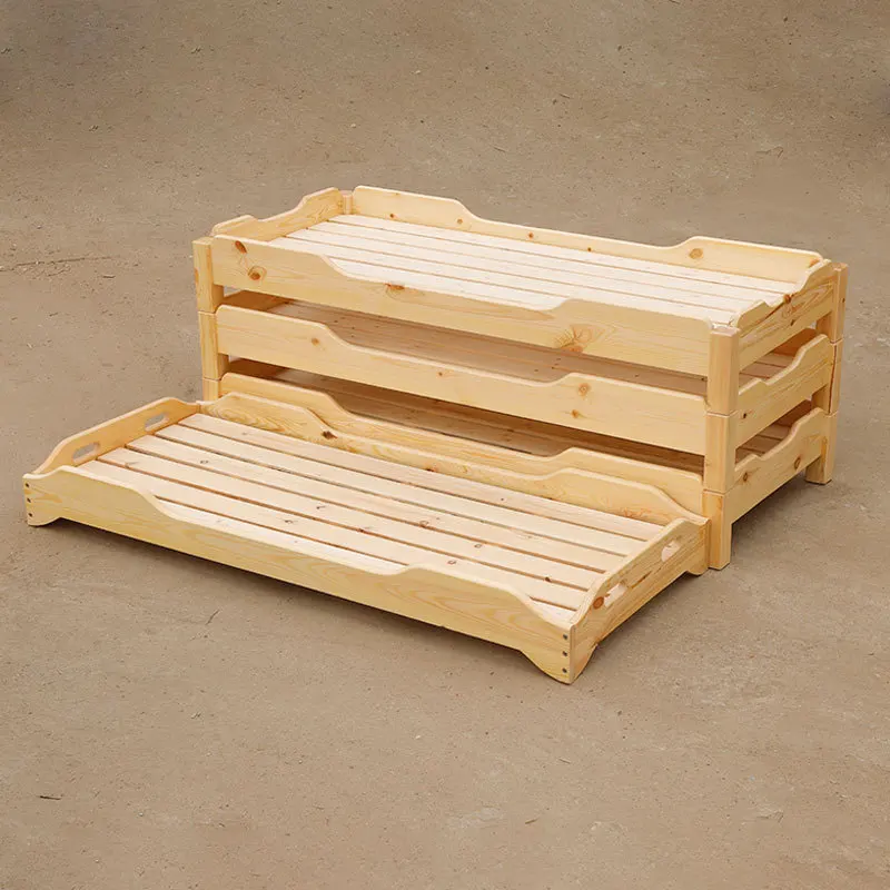 Customizable Kindergarten Bed Solid Wood Siesta Special Children's Pine Care Siesta Early Education