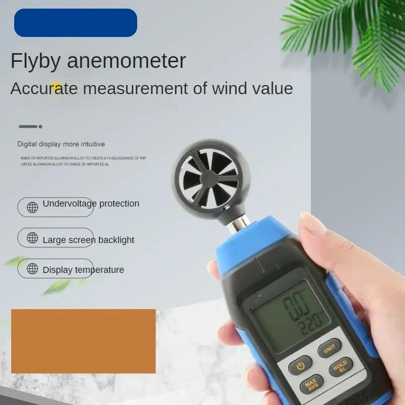 Flyover Handheld VMA-1 Micro capacitive microphone sensor Noise meter Decibel noise test anemometer