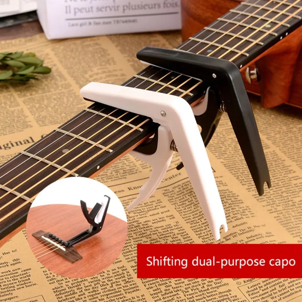 Professional Transpose Clip Electric Tuned Musical Metronome Tuner Guitar Capo Tune Clamp