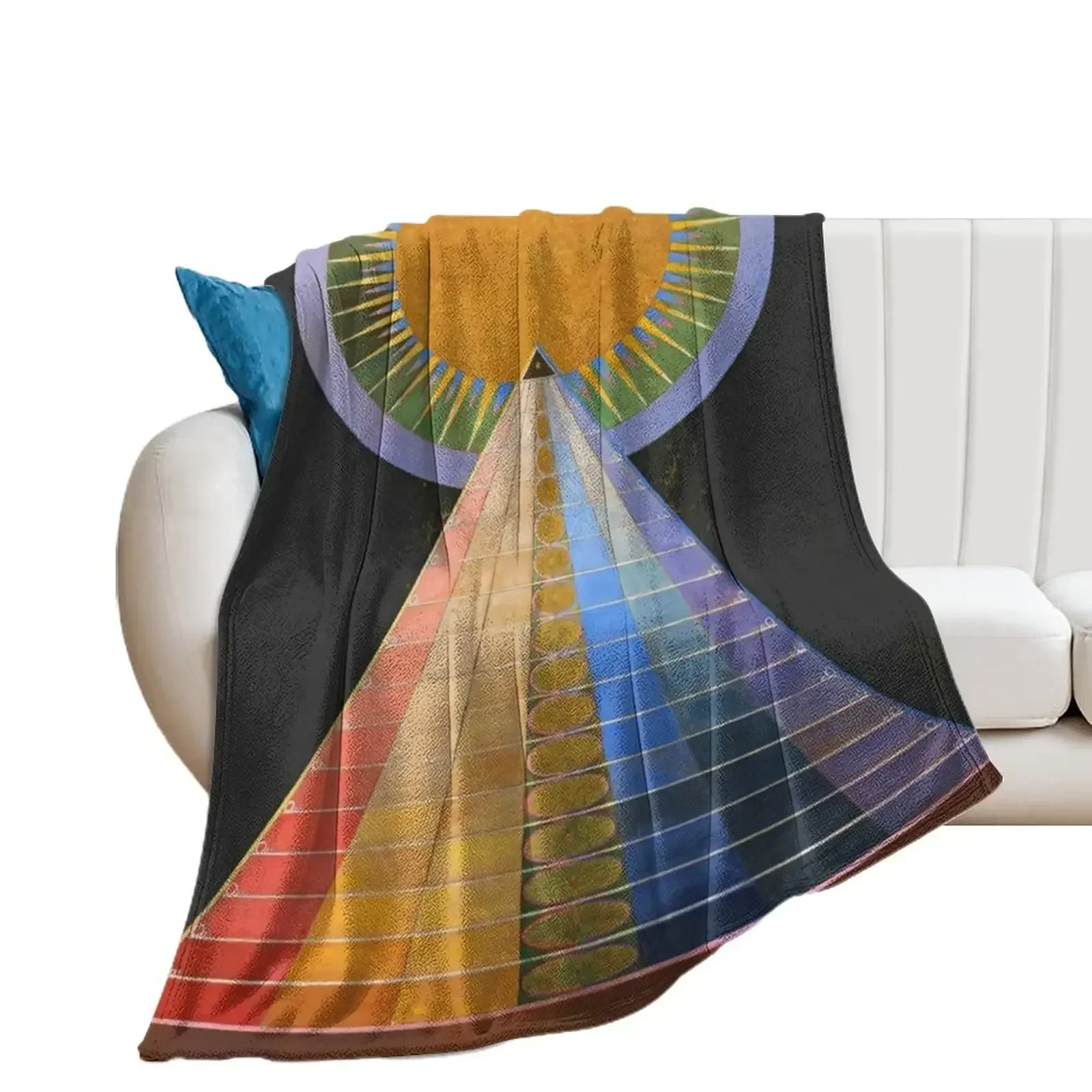 Hilma af Klint - Altarpiece Throw Blanket Blankets For Bed Heavy Blankets