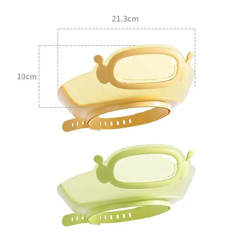 Baby Shower Soft Cap Adjustable Hair Wash Hat for Kids Ear Protection Safe Children Shampoo Bathing Shower Protect Head Cover - view 4