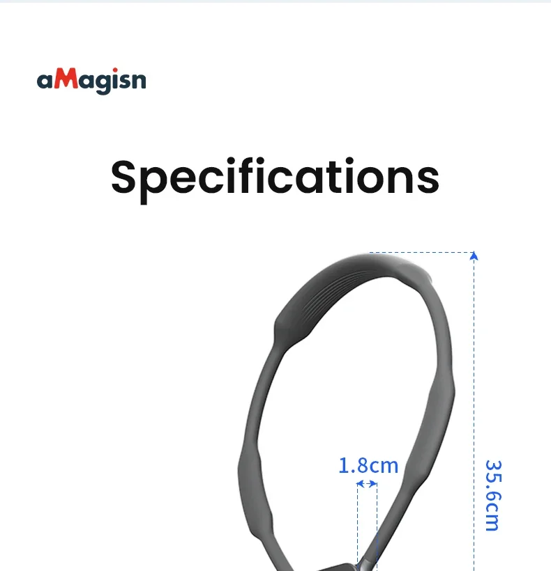 aMagisn Unsichtbare Magnetische Nackenhalterung, POV Nackenhalterung für Gopro / DJI Pocket 4 / Insta360 Ace, Luna Ultra Zubehör – Detail 27