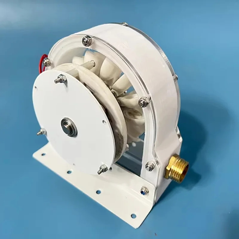 High-Efficiency Pelton Turbine, Impact Hydraulic Runner, Bucket Wheel,100W Multi-Purpose DIY Hydraulic Generator
