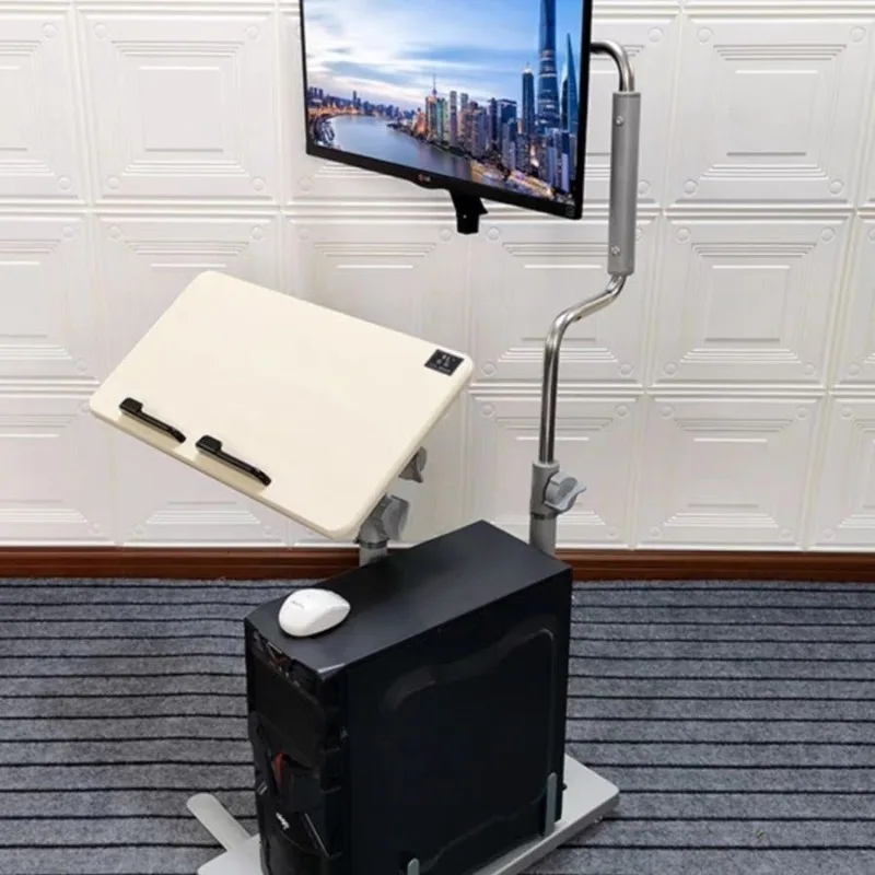 Multifunctional bracket Bedside standing desktop computer desk Home office Lifting bracket Suspension