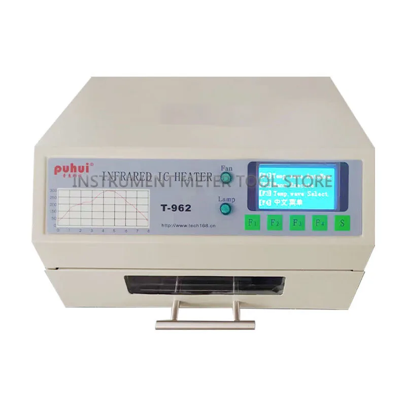 

PUHUI T-962 Infrared IC Heater With Smoke Channel Infrared Reflow Soldering Machine BGA SMD Rework Solder Station