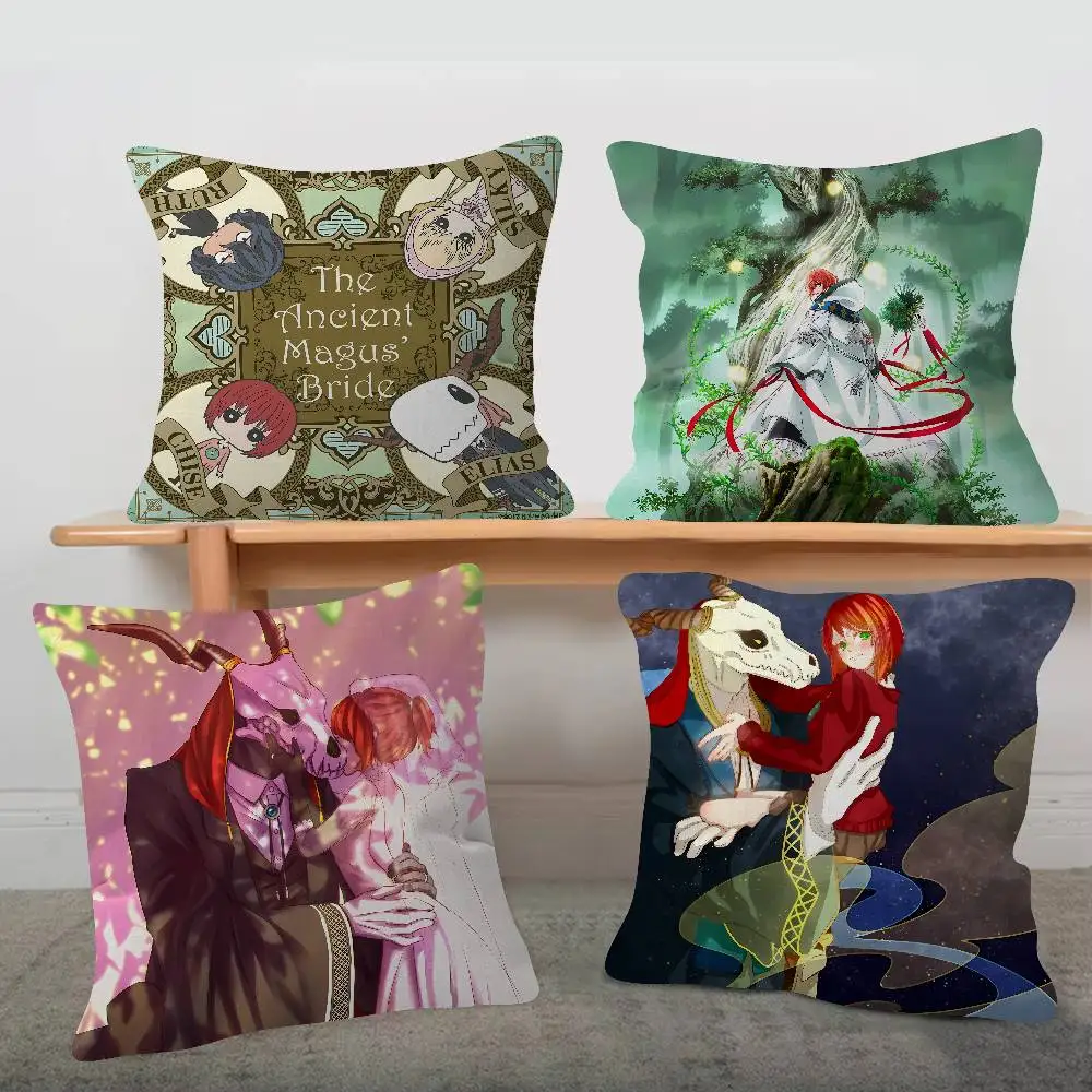 Anime The Ancient Magus Bride Pillow Dust Cover Bedroom Kids Party Decoration Pillowcase Birthday Children Gift