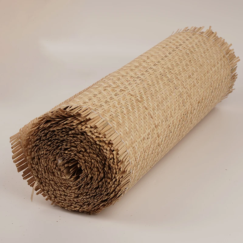 40-50cm Width Natural Indonesian Hand Made Woven Rattan Roll Decorative Furniture Chair Table Cabinet Ceiling Repair Materials