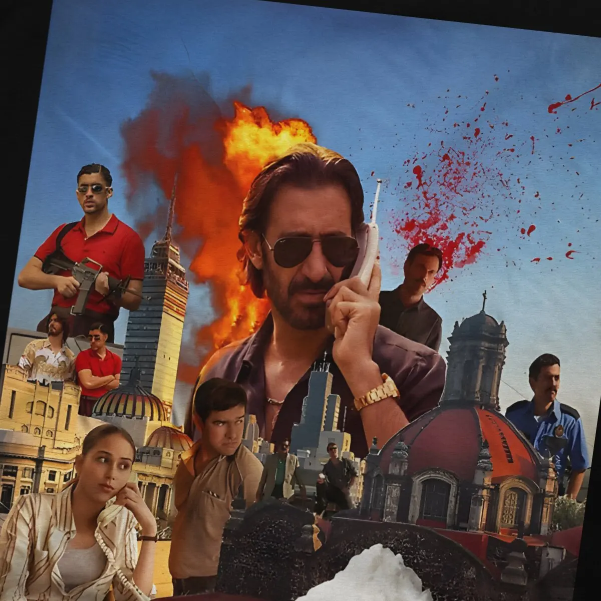 Poster Men TShirt Narcos Season O Neck Short Sleeve 100% Cotton T Shirt Humor High Quality Birthday Gifts image 3