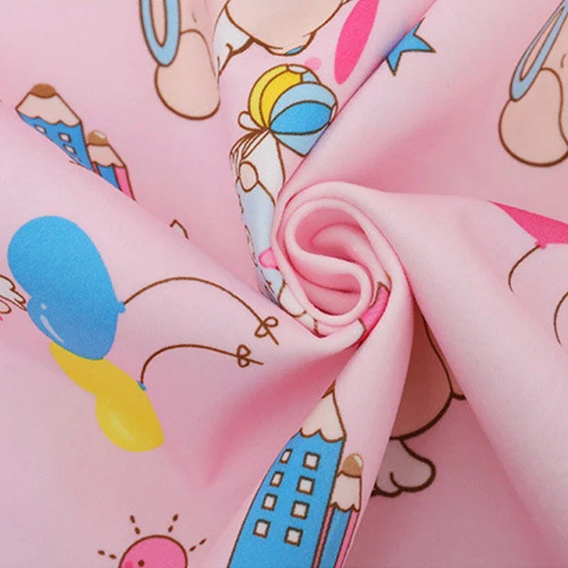 Available On Both Sides Cartoon 3 Layers Waterproof Baby Diaper Pad Washable Baby Changing Mat Baby Mattress changing pad