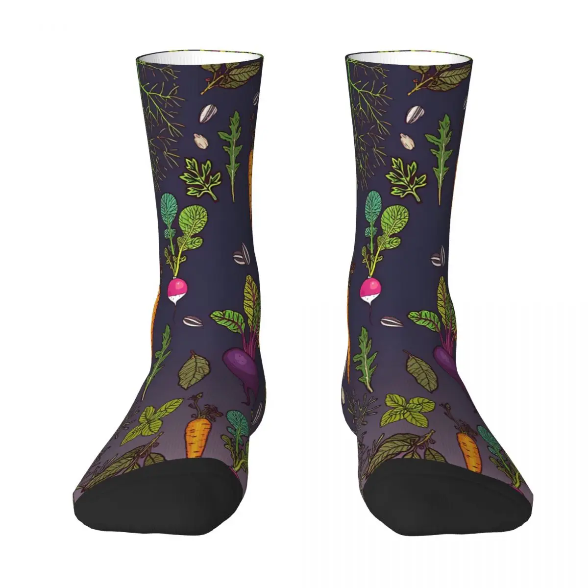 

Gardener's Dream Vegetable Sock Socks Men Women Polyester Stockings Customizable Design