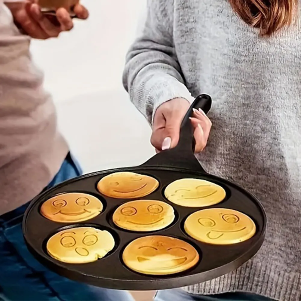 7/4 Cups Frying Pot Breakfast Maker Cooking Egg Pan Non-stick Griddle Pancake Maker Kids Breakfast Egg Omelet Crepe Frying Pan