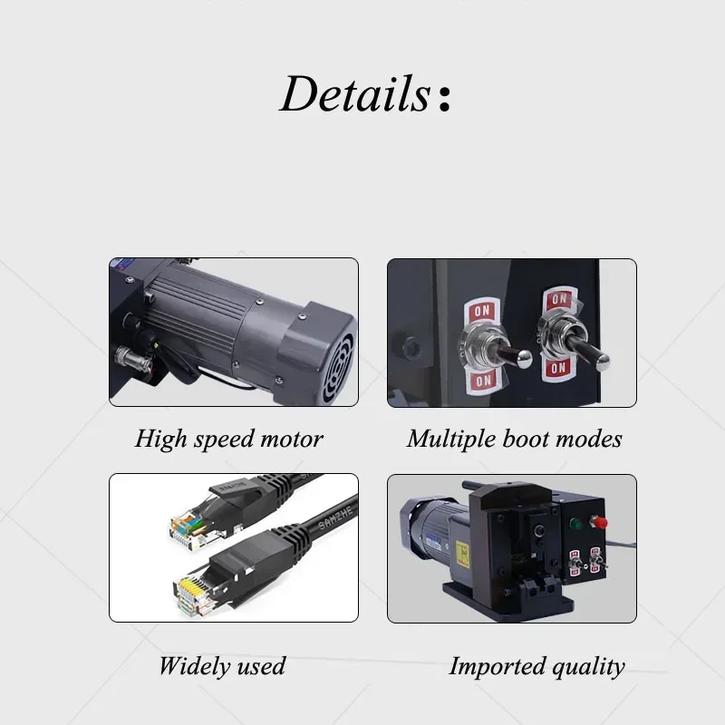 Automatic Crystal Head Pressing Machine Telephone and Network Line Terminal Crimping Machine PC Head Pressing Machine