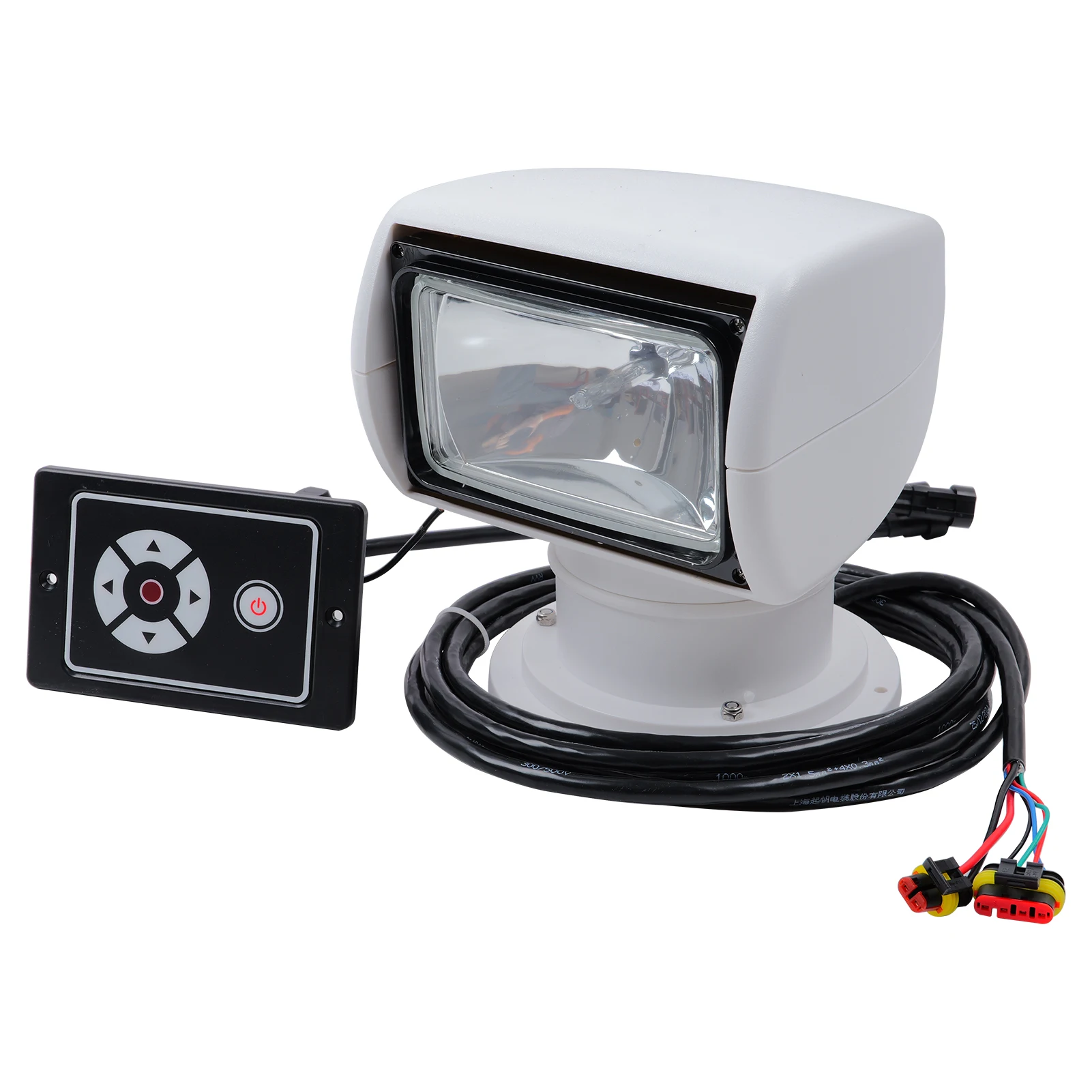 LED Marine Navigation Deck Remote Control Boat Weatherproof Adjustable Beam Wide Angle Heavy Duty 12V 24V Searchlight