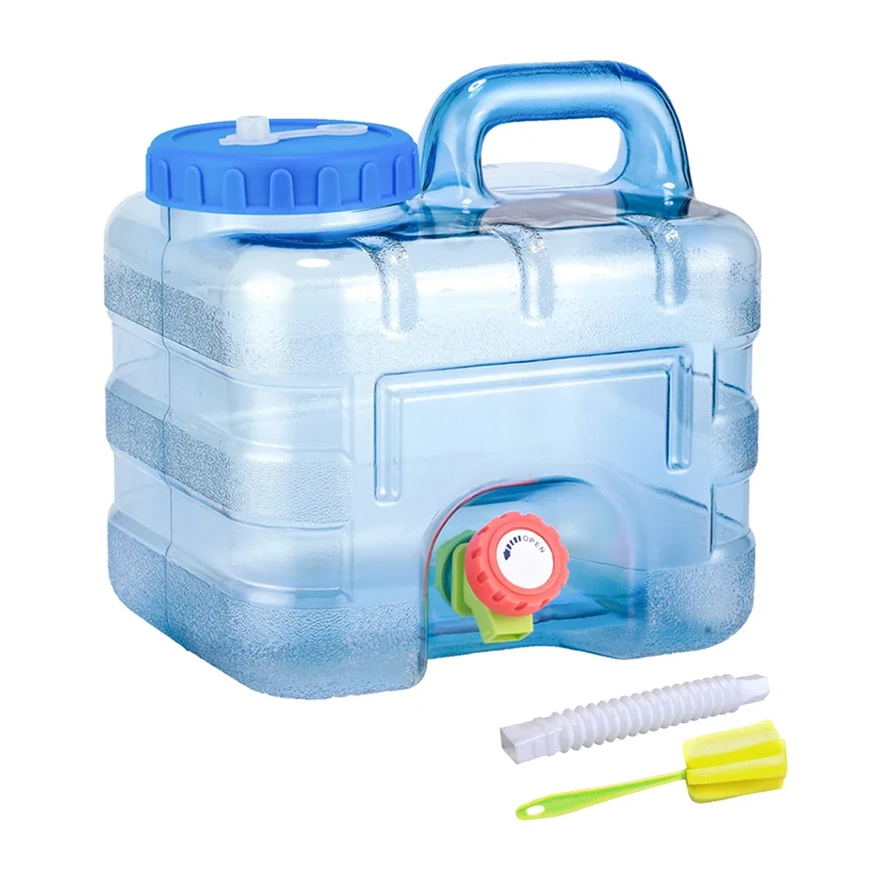 VODOOL 5-22l Trinkwasser eimer mit Reinwasser tank Wassersp eicher mit Wasserhahn für Camping im Freien Kochen Picknick Wandern 7