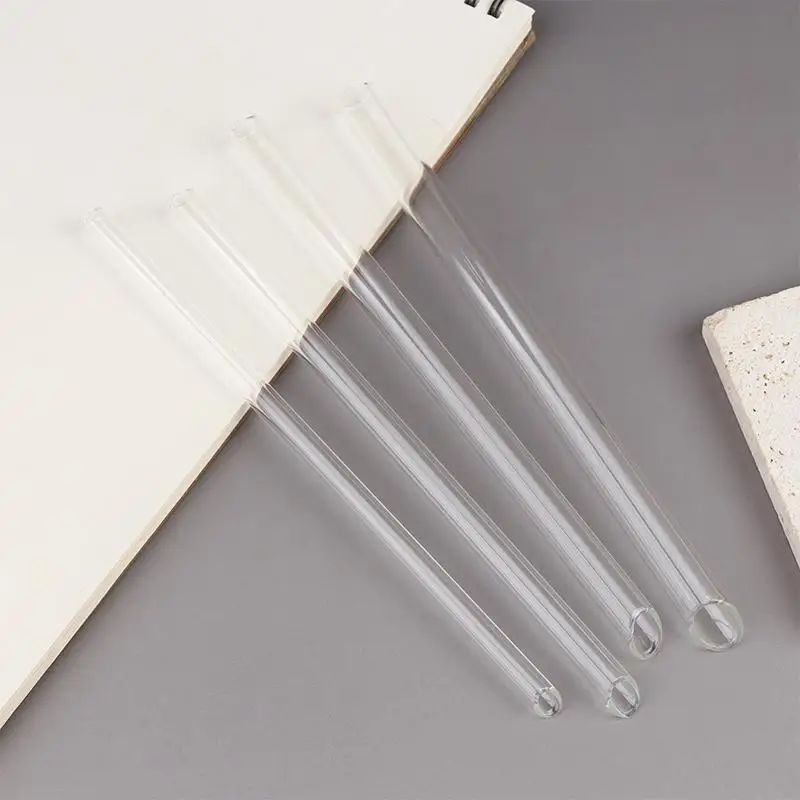 1Pcs Clear Glass Straws Reusable Drinking Straw Eco-friendly Drinking Straws For Drinks Cocktail Milkshake Bar Accessories