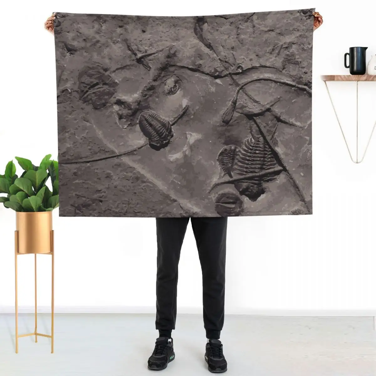 

Arthropoda and Echinodermata Soup Throw Blanket Cozy Light Blanket for Travel Camping Picnic