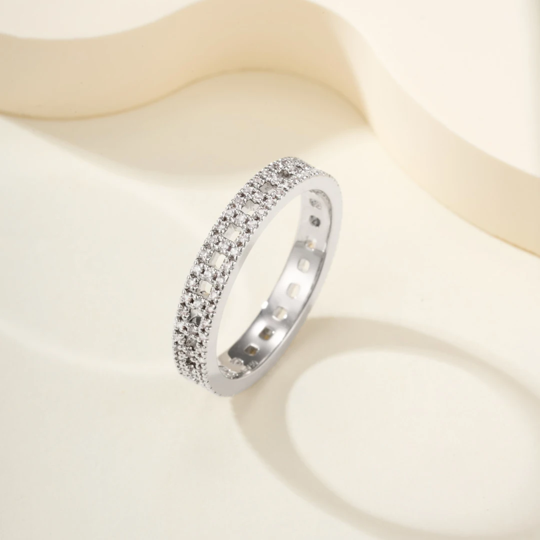 

Роскошное брендовое кольцо, женское дизайнерское элегантное кольцо, высокое качество, модные очаровательные женские украшения