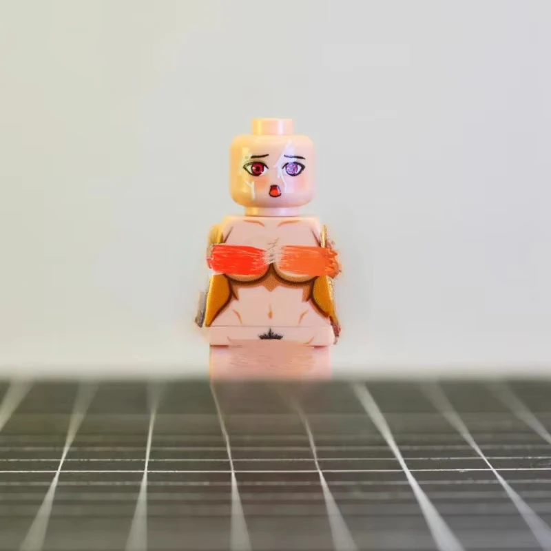 

MOC Flesh-colored Building Blocks Man DIY Model Ornaments Decorative Children's Educational Puzzle Toys Holiday Gift Collection