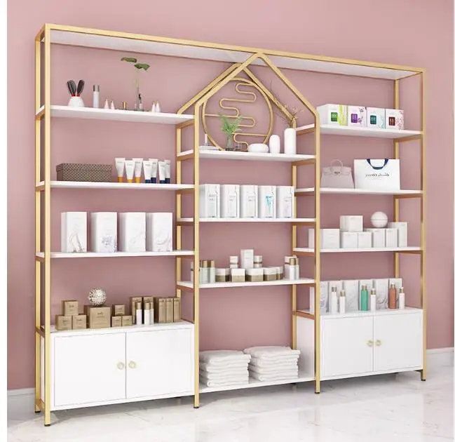 

Cosmetics display cabinet beauty salon product cabinet Nail salon shelves