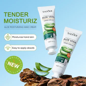 SADOER Aloe Hand Cream for Moisturizing Hydrating Hand Care 30g