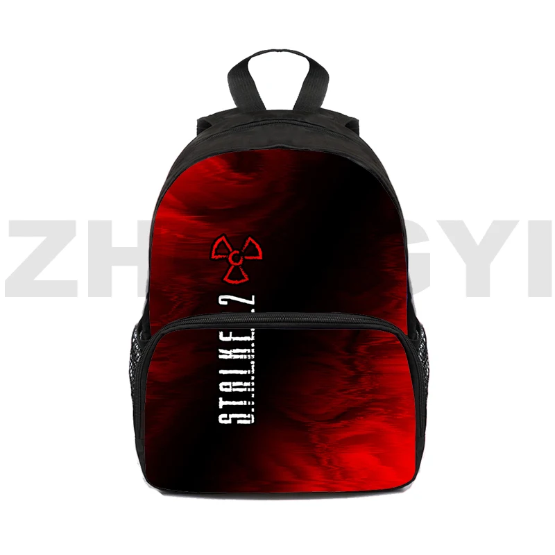 S.T.A.L.K.E.R. 2 Heart of Game Backpack Travel Bag 3D Boy Stalker 2 Shadow Shoulder Bag 16 Inch Canvas Executive Backpack Men