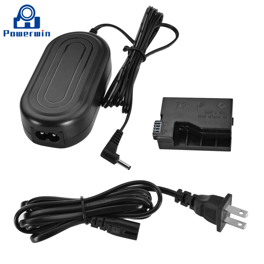 Powerwin ACKE8 ACK E8 ACK-E8 Camera Adapter AC Power Supply Dummy Battery CA-PS700 DR-E8 DC Coupler Kit for T5i T4i 700D Kiss X6