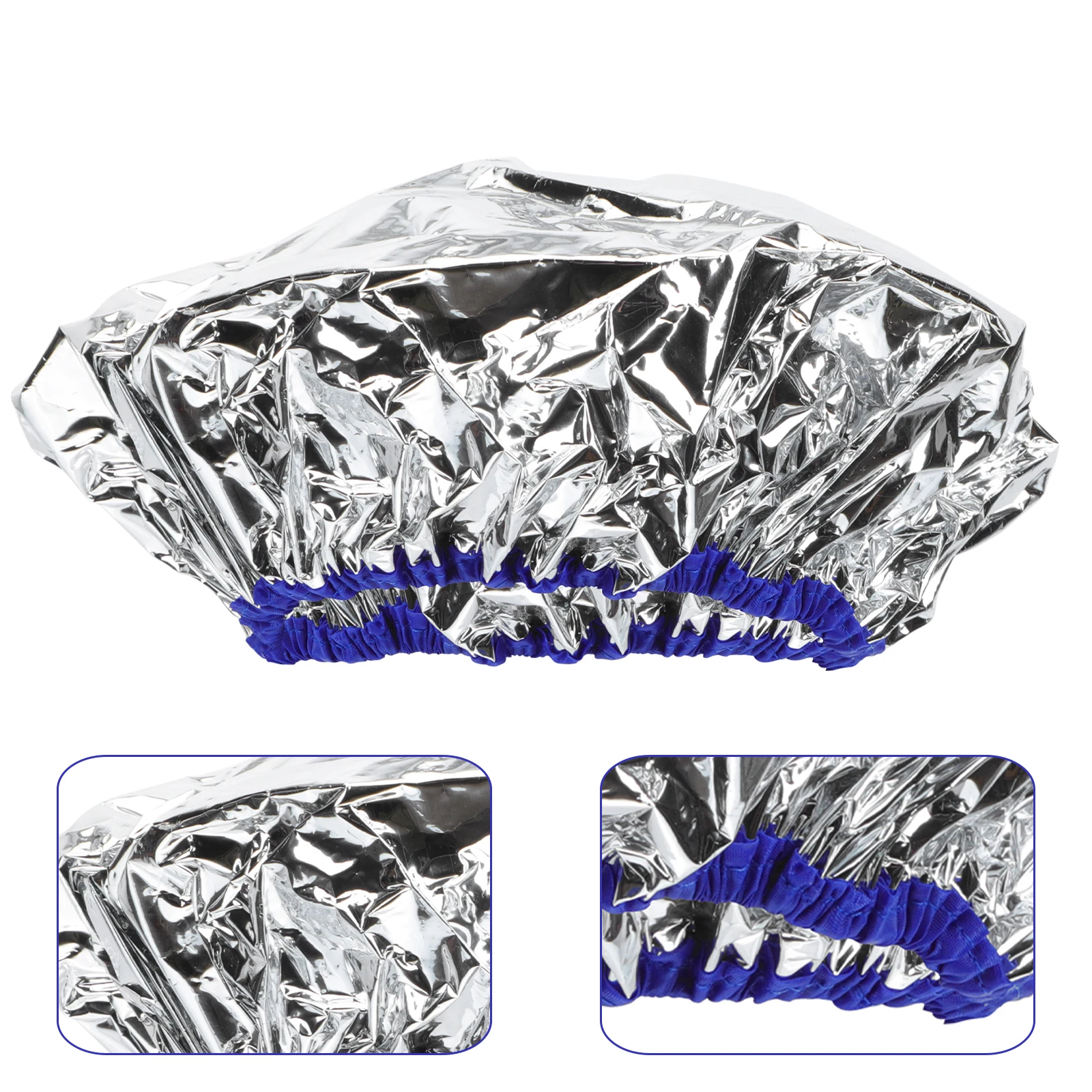 

1pc Tinfoil Heat Thermal Caps Elastic Salon Supply For Hair Dyeing Scalp Protection Shower Use Disposable Lightweight Hair