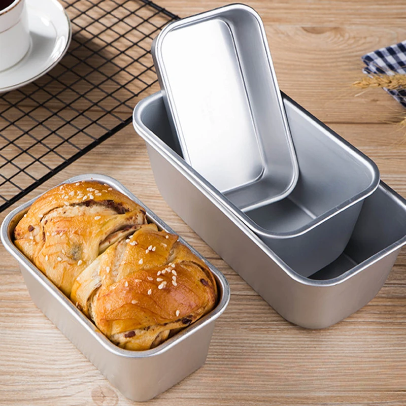 Nonstick Baking Bread Loaf Pan Carbon Steel Toast Bread Pan Tin Kitchen Rectangle Bakeware Brownies Mold for Kitchen Baking Tool