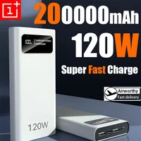 Banco de energía 100000mAh carga rápida 120W