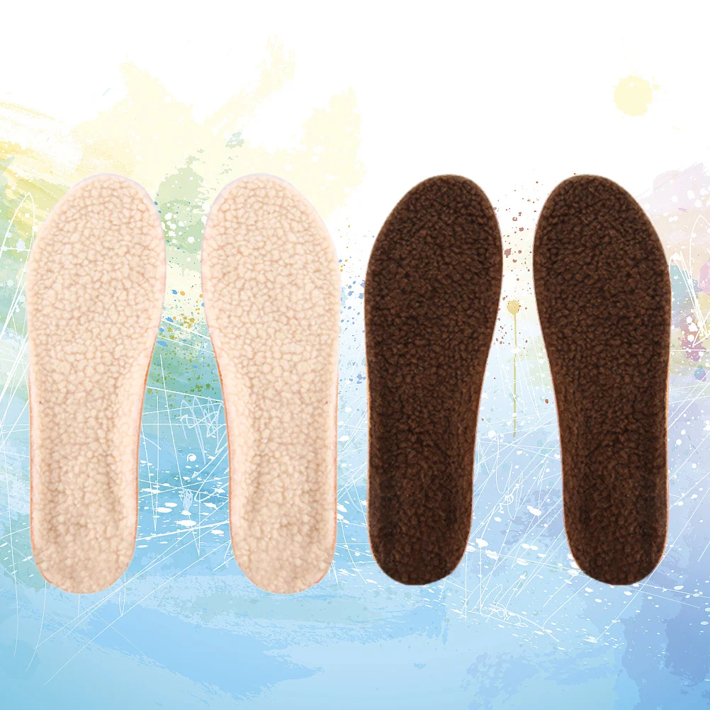 1 pçs palmilhas quentes 37-39 almofadas de sapato grosso inverno almofadas de cuidados com os pés sweatproof anti-odor palmilhas esportivas ferramenta de cuidados com os pés