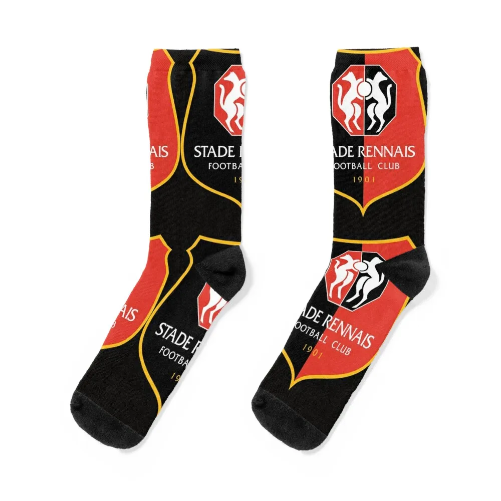 

Stade Rennais FC Essential T-Shirt Socks Toe sports winter thermal shoes happy Socks Man Women's