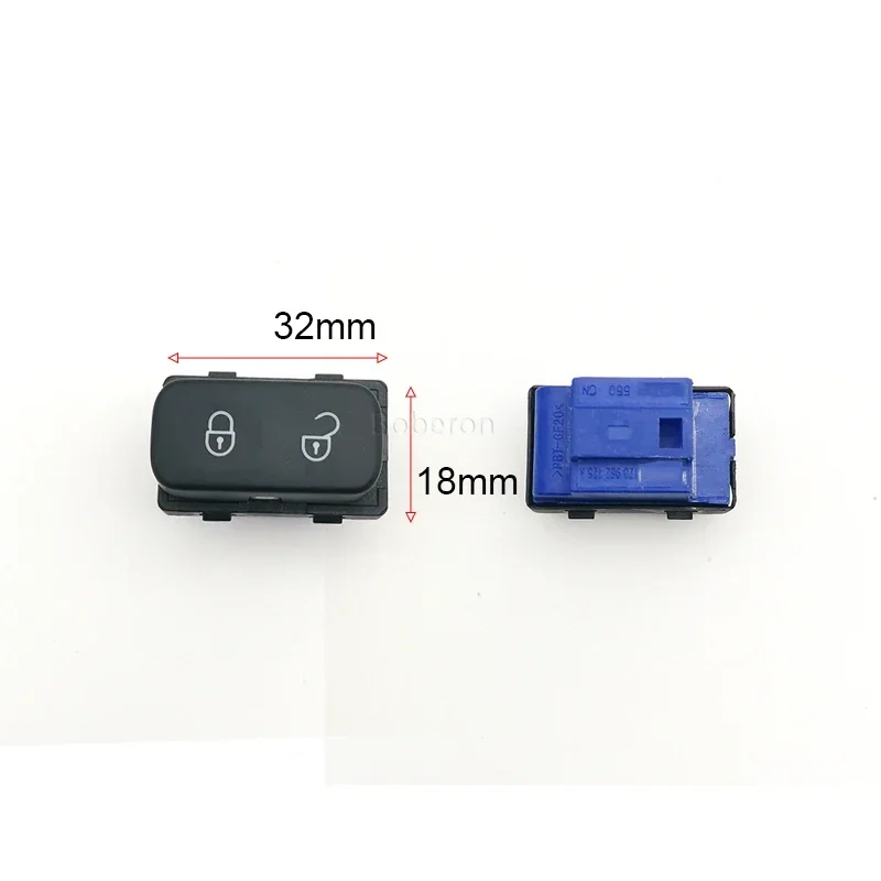 Black Car Central Door Lock Switch Button For Skoda Octavia Mk2 Yeti 2004 - 2009 2010 2011 2012 2013 1Z0962125A