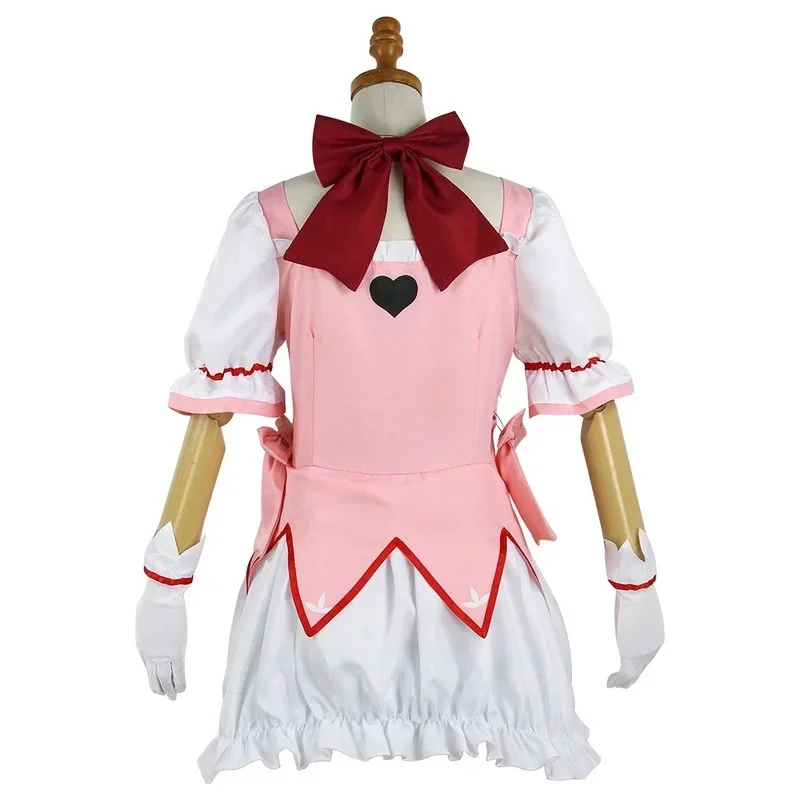 Anime Puella Magi Madoka Magica Kaname Madoka Akemi Homura Tomoe Mami Cosplay Costumes Wig Woman Girls School Uniform Dress