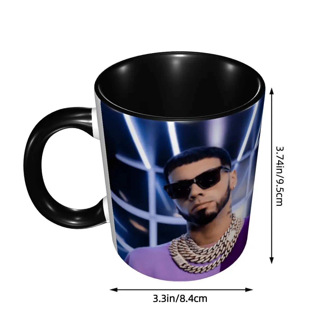 Latin Urban Music Anuel AA Mug Personalized Coffee Ceramic Mug Creative Gift