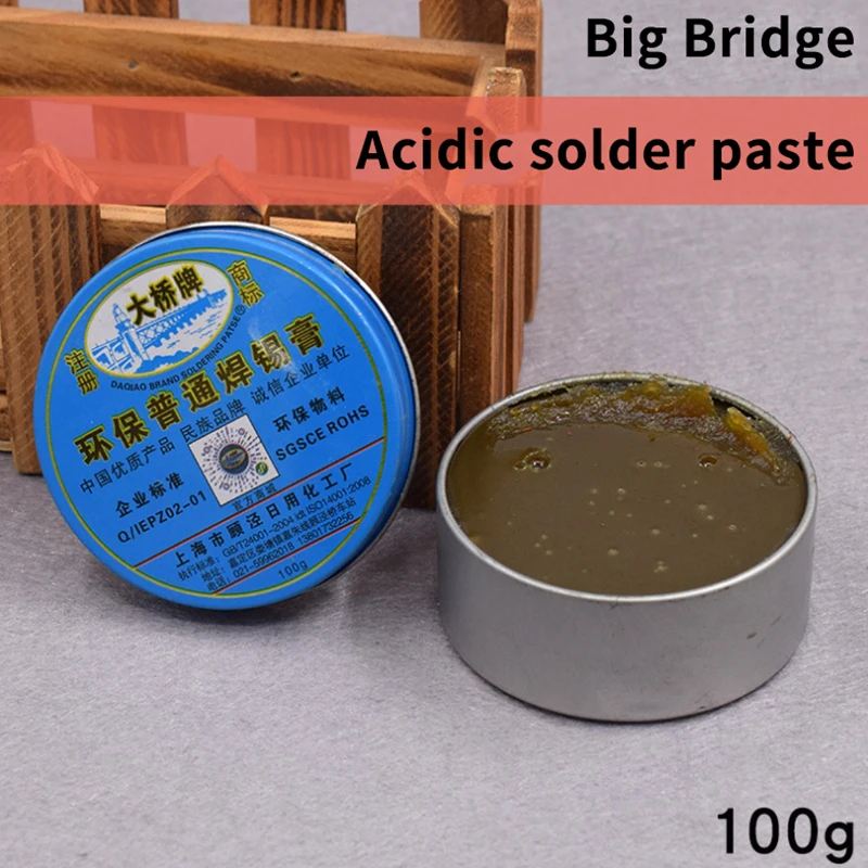 Solder Paste Blue Acidic Solder Paste Neutral Rosin Flux Repair And Welding Assistance Solder Cream