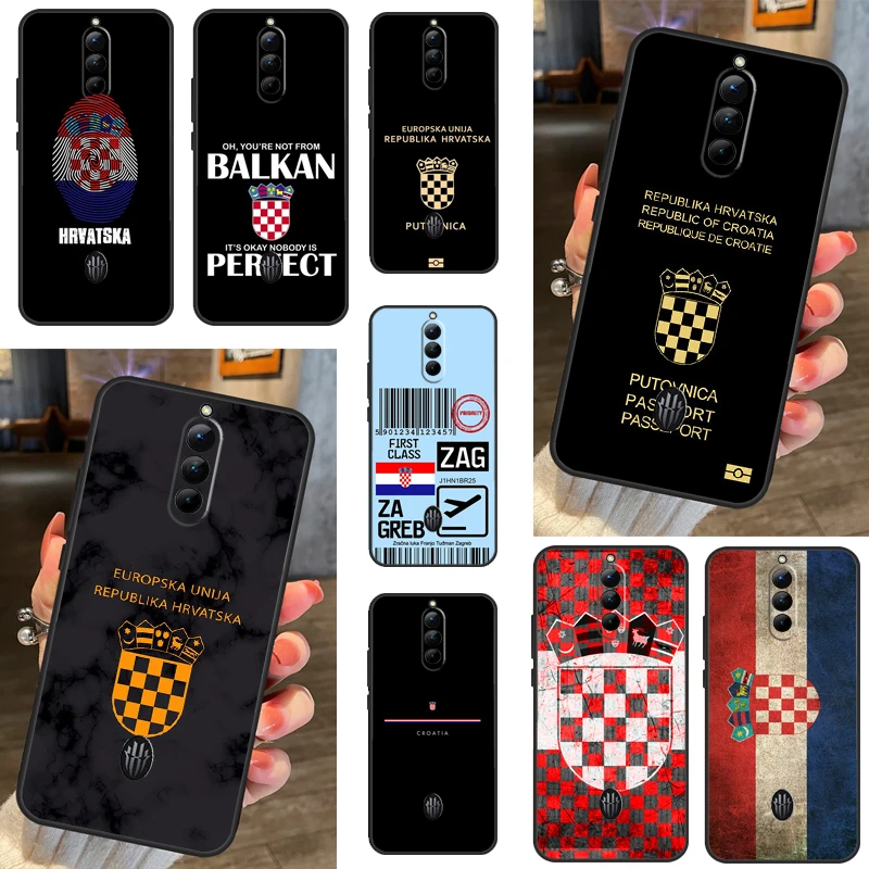 Croatia flag Art Phone Case For ZTE Nubia Red Magic 6S 7S Pro 6R 5S 5G Redmagic 6 7 8 Pro Plus Cover Shell