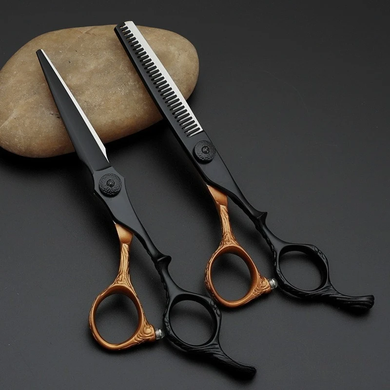 Professional High-End Hair Cutting Scissors - Extremely Sharp Scissors, Getting Sharper with Use, Salon-Quality Accessories