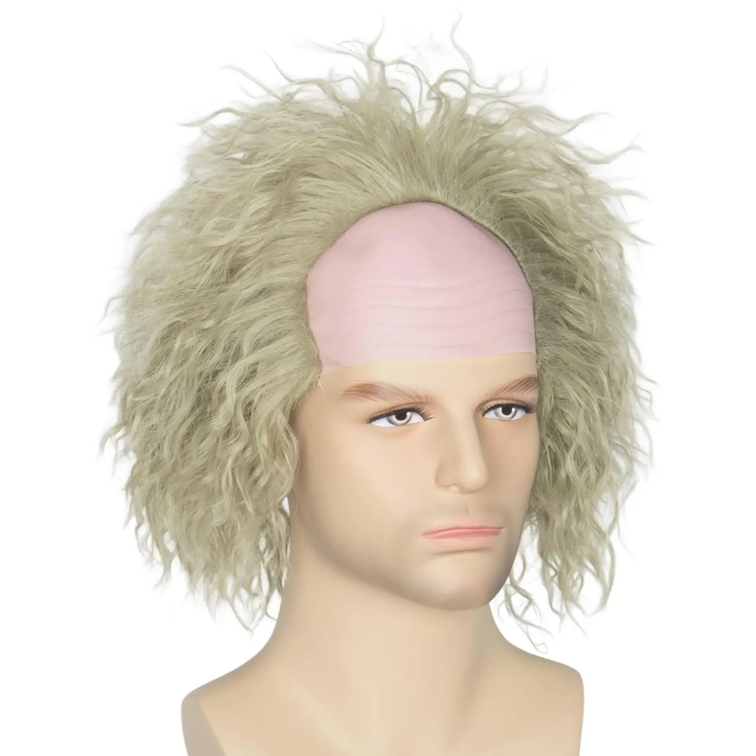 Perruque Verte Courte Désordonné avec Mèches Épiquantes pour Homme, Costume d'Halloween pour Adulte, Jus de Coccinelle, Ultraviolets