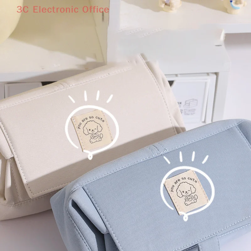 Sweet Design Flip Pencil Cases, Spacious for Stationery Items, Organizing Tool for Students, Essential School Supplies