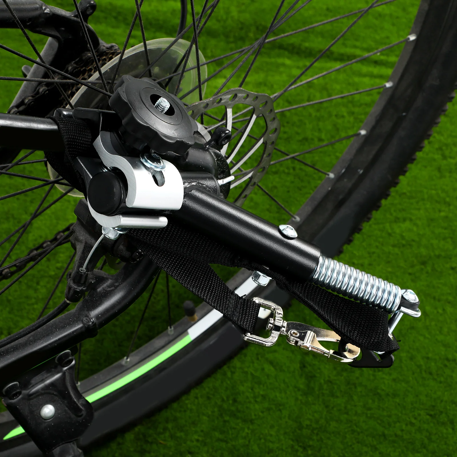 

Bike Trailer Hitch Connector Coupler Attachment No Tools Required Universal Bicycles Electric Bikes Durable Steel Material