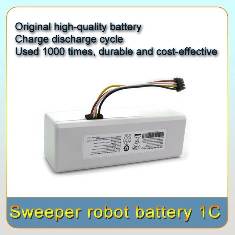 NEW 14.4V 12800mah P1904-4S1P-MM  1C STYTJ01ZHM  MVVO1 Robot Vacuum Mop Cleaner Accessories PartsReplacing battery G1